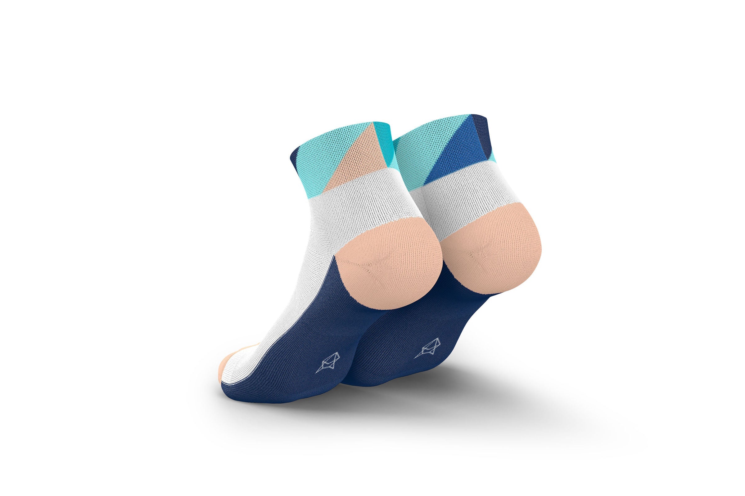 인사일런스 러닝 팔리건스 쇼트 네이비-민트 INCYLENCE RUNNING POLYGONS SHORT NAVY MINT