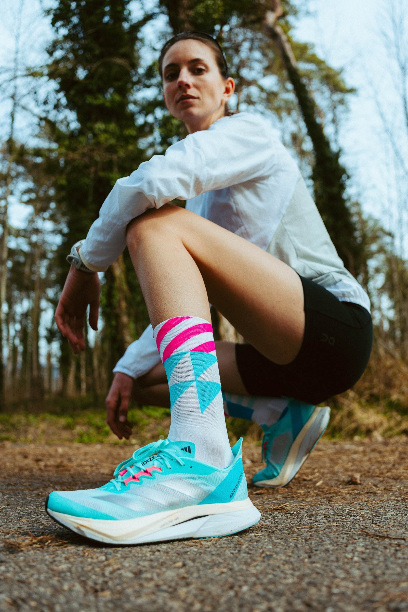 인사일런스 얼트라라이트 얼리먼츠 화이트-블루-핑크 INCYLENCE ULTRALIGHT ELEMENTS WHITE BLUE PINK