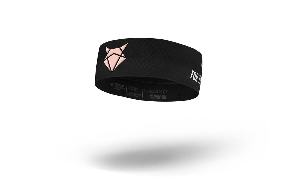 인사일런스 헤드밴드 V3 블랙-라이트핑크 내로우핏  INCYLENCE HEADBAND V3 BLACK LIGHT PINK NARROW