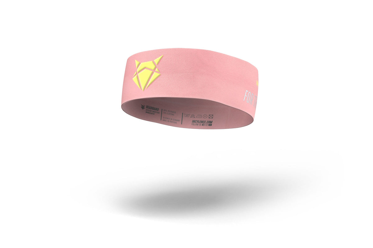 INCYLENCE HEADBAND V3 LIGHT PINK YELLOW NARROW Headband Narrow INCYLENCE
