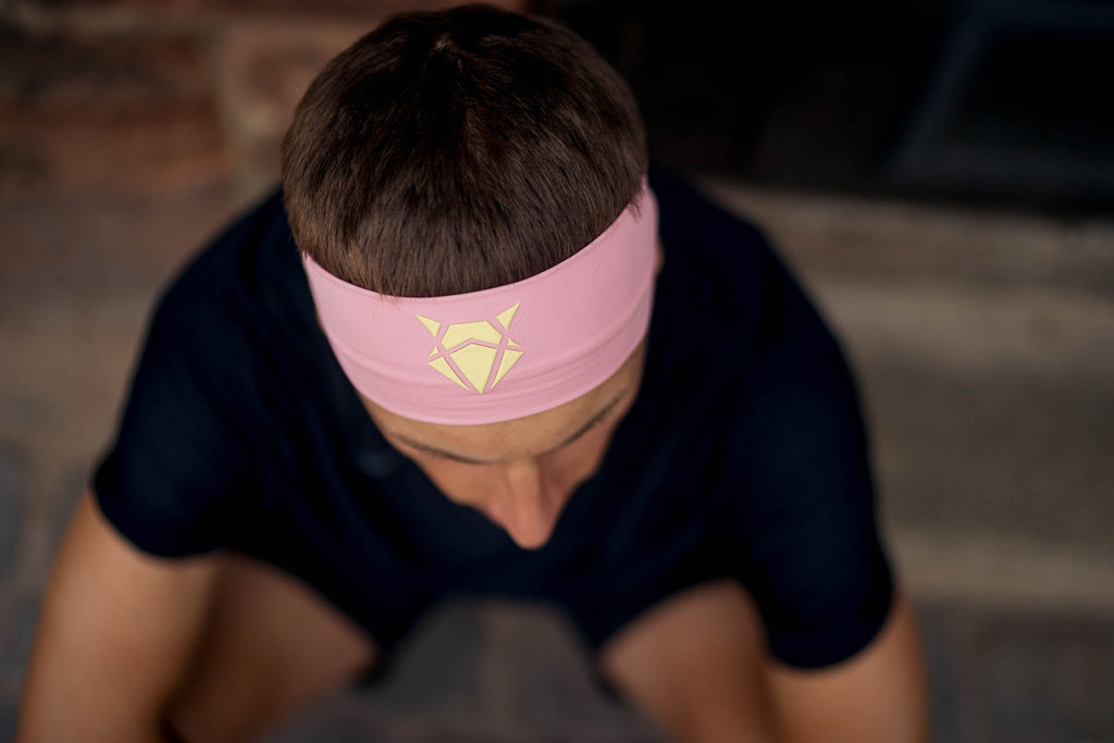 INCYLENCE HEADBAND V3 LIGHT PINK YELLOW NARROW Headband Narrow INCYLENCE