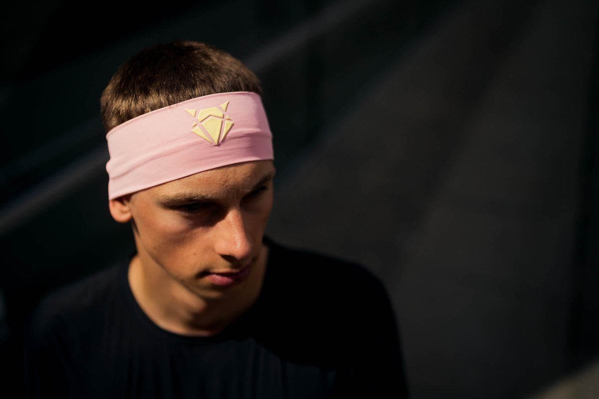 INCYLENCE HEADBAND V3 LIGHT PINK YELLOW NARROW Headband Narrow INCYLENCE