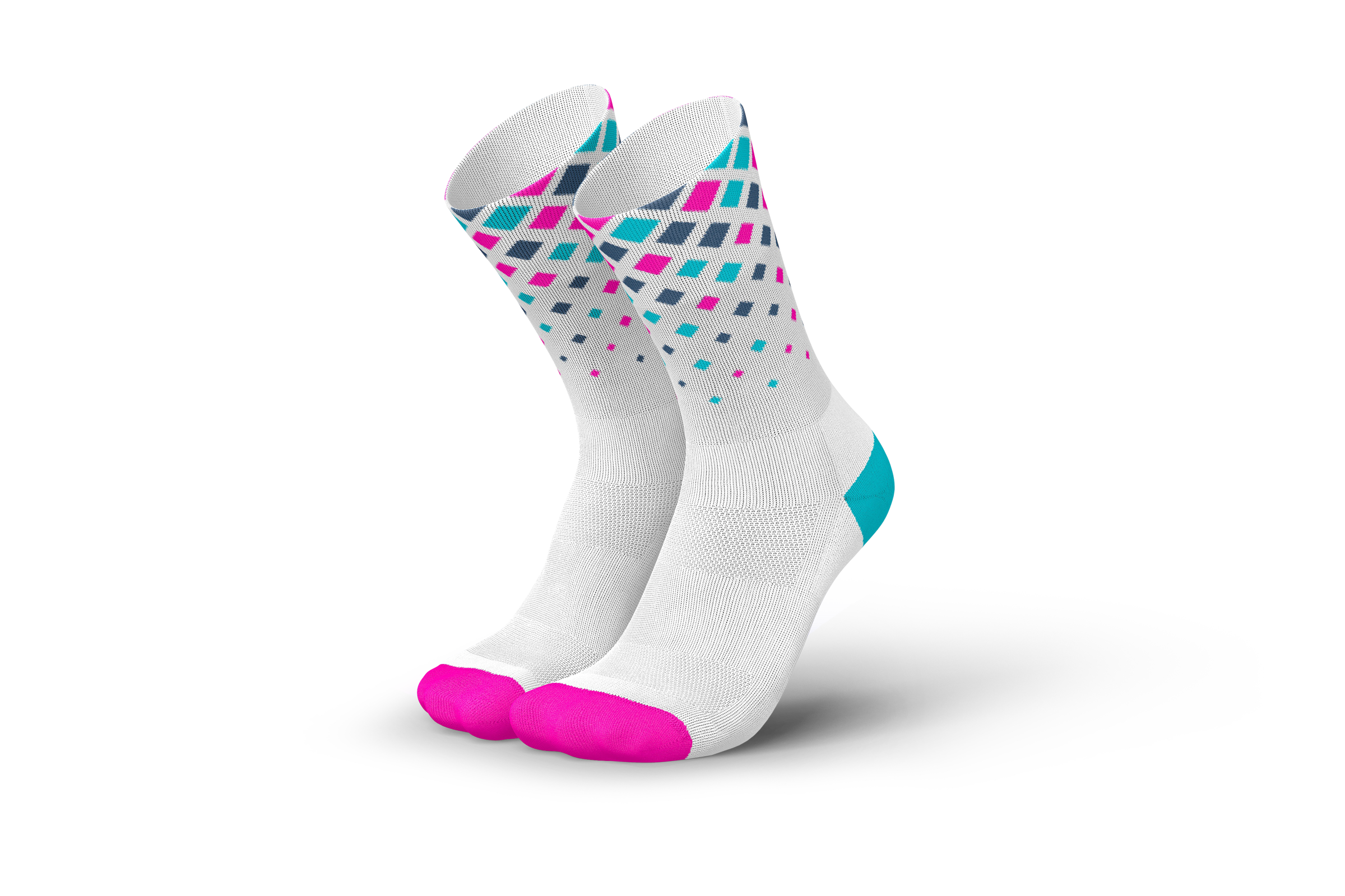 인사일런스 러닝 크리스털즈 화이트-핑크-사이언  INCYLENCE RUNNING CRYSTALS WHITE PINK CYAN