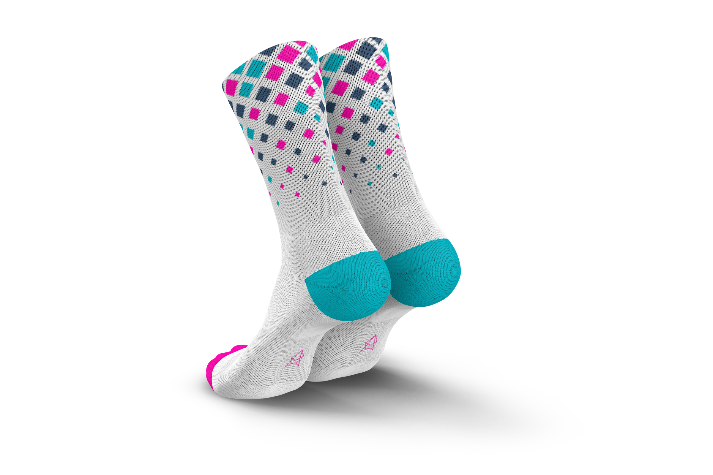 인사일런스 러닝 크리스털즈 화이트-핑크-사이언  INCYLENCE RUNNING CRYSTALS WHITE PINK CYAN